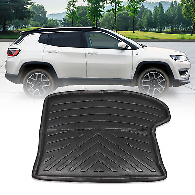 Car Rear Trunk Tray Boot Liner Cargo Floor Mat Cover for Jeep Compass 2007 2016 $28.99