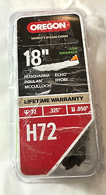 #ad Oregon H72 21 Chainsaw Chain for 18 in. Bar Fits Echo Craftsman Homelite Poulan $19.95