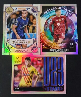 #ad 2021 22 Topps Merlin Chrome UEFA Champions League INSERTS You Pick $1.99