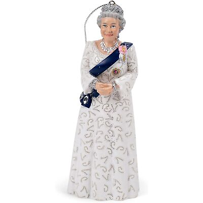 #ad Kurt Adler Queen Elizabeth Resin Christmas Tree Ornament $12.85