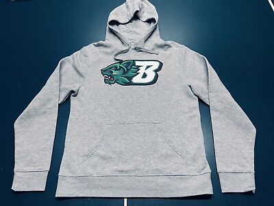 #ad Binghamton Bearcats NCAA Fanatics Gray Pullover Hoodie Size Medium $19.99