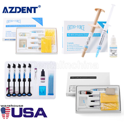 #ad Dental Universal Light Cure Resin Kit Adhesive No Mix Direct Bonding System US $231.83