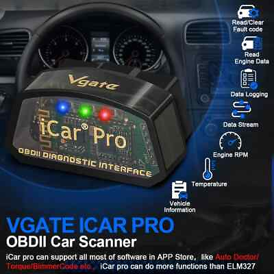 Bluetooth 4.0 WIFI Car Diagnostic Tool V2 Code Reader Auto Scanner 16PIN $38.34