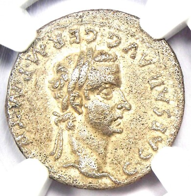 Gaius Caligula AR Denarius Silver Coin 37 41 AD Certified NGC Choice XF EF $6265.25
