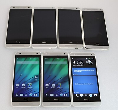 #ad LOT OF 7 HTC One Mini 16GB 4G LTE ATamp;T 4.3quot; Smartphone $48.00