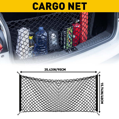 #ad Car Accessories Envelope Style Trunk Cargo Net Storage Organizer Universal US $10.99