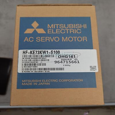 #ad 1PCS New Mitsubishi Servo Motor Mitsubishi HF KE73KW1 S100 Fast Ship PLC $395.00