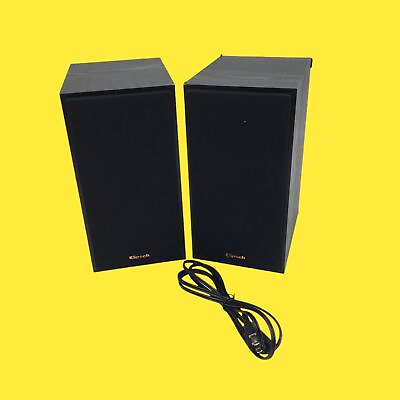 READ Pair of Klipsch R 41PM Powered Bookshelf Speakers #IS4762 $95.98