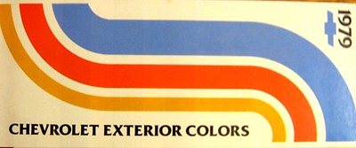 #ad 1979 Chevy Chevrolet Paint Chip Color Chart Camaro Nova Malibu Monte Carlo $8.00