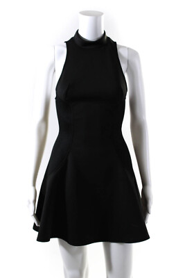 #ad Cameo Womens Up The Wall Sleeveless A Line Dress Black Size Extra Small $34.81