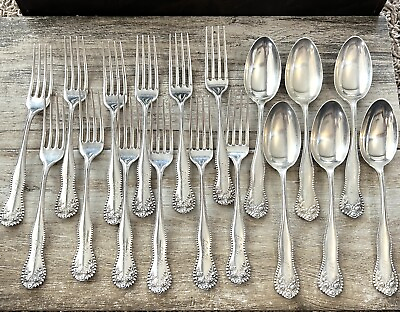 #ad Gorham Lancaster Sterling Silver Flatware 18 pcs Forks amp; Serving Spoons $999.00