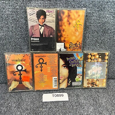 #ad Prince CASSETTE TAPE LOT New Power Generation Controversy Gold Experience RARE $35.05