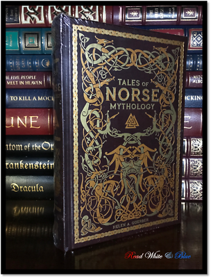 #ad Tales of Norse Mythology Brand New Sealed Leather Bound Gift Hardback Viking Age $39.99