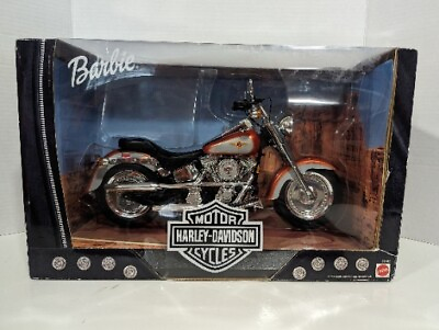 #ad 1999 Harley Davidson Fat Boy Motorcycle Barbie Mattel #26132 $89.99