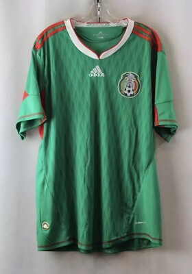 #ad Men#x27;s VTG Adidas FIFA Mexico National Team World Cup Green Soccer Jersey Size XL $35.62