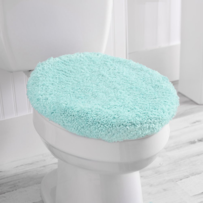 Polyester Toilet Lid Cover Stain amp; Fade Resistant Bathroom Accessories 19quot; X 22quot; $15.56