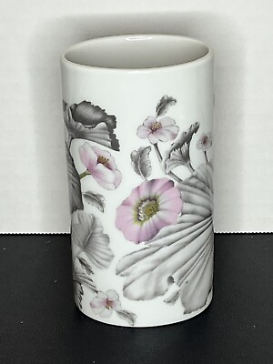 #ad Rosenthal Studio Line Mid Century Porcelain Vase Fleur Rose Design Pattern Germa $60.00
