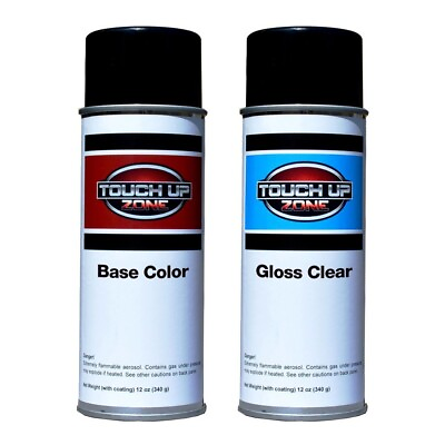 #ad Honda Crystal Black Pearl Code NH731P Aerosol Paint and Clear $53.95