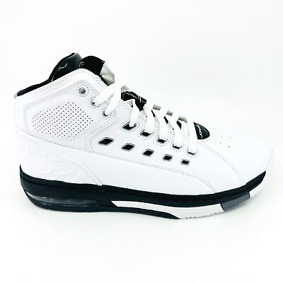 #ad Jordan Ol#x27;School White Metallic Silver Black Mens Size 10 Sneakers 317223 113 $139.95