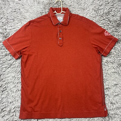 #ad Tommy Bahama Baseball Philadelphia Phillies Shirt Large Red Polo Short Sleeve $23.99