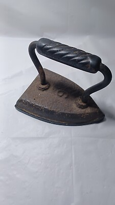#ad Vintage Flat Antique Iron #6 $18.00