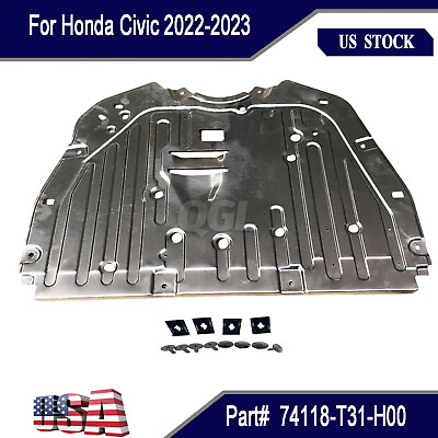 For Honda Civic 2022 2023 Engine Splash Guard Under Car Shield Cover Board New #ad $51.00