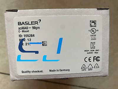 New Basler acA640 90gm Industrial Camera acA640 90gm $345.00