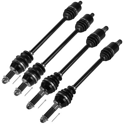 #ad Front Rear Left Right CV Joint Axles for Polaris RZR S 800 EFI 2009 2014 $171.15