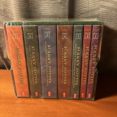#ad Harry Potter The Complete Series Paperback Boxed Set Scholastic Books 1 7 Sealed $44.99
