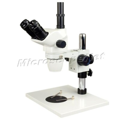 #ad 6.7X 45X Zoom Stereo Microscope Trinocular with Large Light weight Metal Stand $513.99