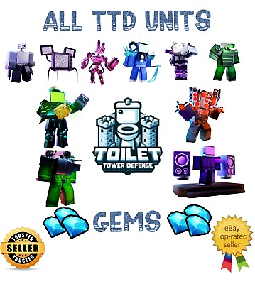 #ad Toilet Tower Defense All Units and Gems Lowest and Fast Delivery‼️ $6.99