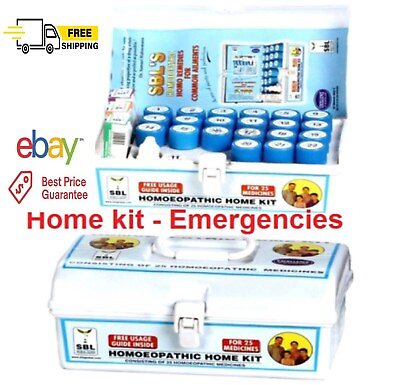 #ad SBL Homeopathy Home Kit consisting of 25 Homoeopathic Medicines Homoeopathy Kit $71.76