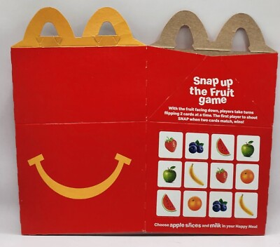 #ad 2020 Fruit Game McDonald#x27;s Happy Meal Box $2.00
