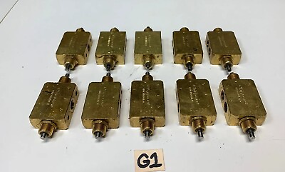 #ad Clippard FV 3DP Brass Plunger Valve 1 8in Npt Lot Of 10 *Fast Shipping* $75.00