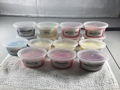 Hand Poured Scented Wax 15 Melts Various Scents #ad $15.00