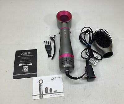 #ad #ad INGLAM Blowout Mutifunictional Brush in Pink w Case Only Brush Attachment $24.99