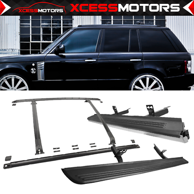 #ad Fits 06 12 Range Rover OE Style Aluminum Running Board Roof Rack Bars Pairs $489.99
