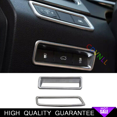 #ad Car Function Control Button Frame Trim For Hyundai Sonata 2015 2019 Matte Silver $26.33
