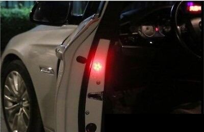 #ad 2 Wireless Car Door LED Safety Warning Light Strobe Lights for Anti Collision $13.99