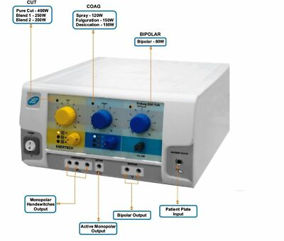 #ad Electro surgical Generator 400 SSE TUR Underwater Surgical Bipolar Generator @DT $805.00