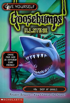 FREE SHIPPING Ship of Ghouls Give Yourself Goosebumps #36 by R. L. Stine $15.99