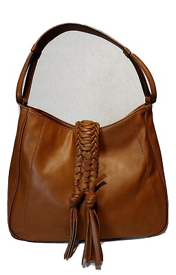 #ad Sole Society  Large Hobo Handbag Chestnut Brown FLAW Scrape Spot See Pictures $19.99