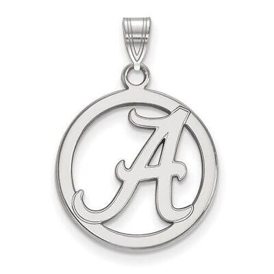REAL Sterling Silver LogoArt University of Alabama Small Pendant In Circle $55.95