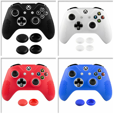 Soft Anti Slip Silicone Cover Skin for Xbox One Elite Controller Thumb Grips Cap $11.99