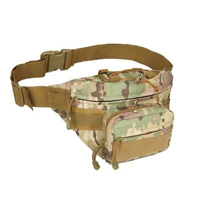 #ad Tactical Utility Waist Pack Pouch Military Camping Outdoor Hiking Fanny Belt Bag $28.44