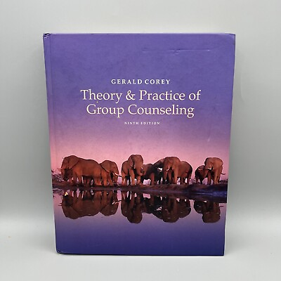 #ad Theory amp; Practice of Group Counseling 9th Edition Hardcover Gerald Corey $38.99