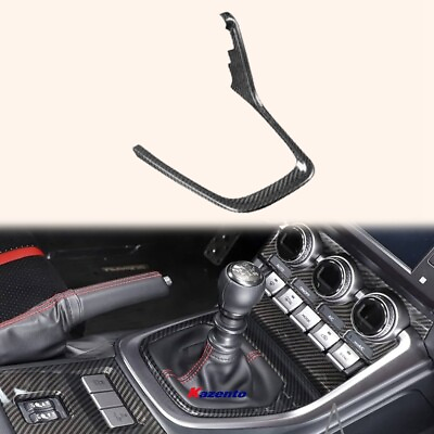 #ad For 22 23 FRS BRZ Gr86 ZD8 ZN8 LHD Dry Carbon Gear Console Control Trim Cover $138.00