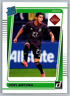 #ad 2021 22 Donruss Soccer Uriel Antuna Rated Rookie #198 Mexico Cruz Azul $2.49