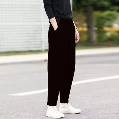 Ladies Harem Pants Cargo Cotton Blend Trousers Casual High Elastic Waist Loose $40.69
