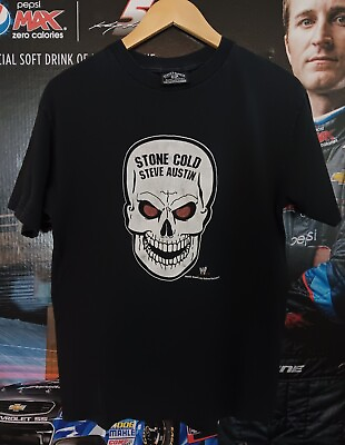 #ad Vintage Stone Cold Steve Austin WWF WWE Wrestling T Shirt Size Medium $39.95